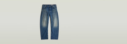 Jeans Bend Loose en color azul, con diseño de cinco bolsillos y corte holgado para un ajuste cómodo.