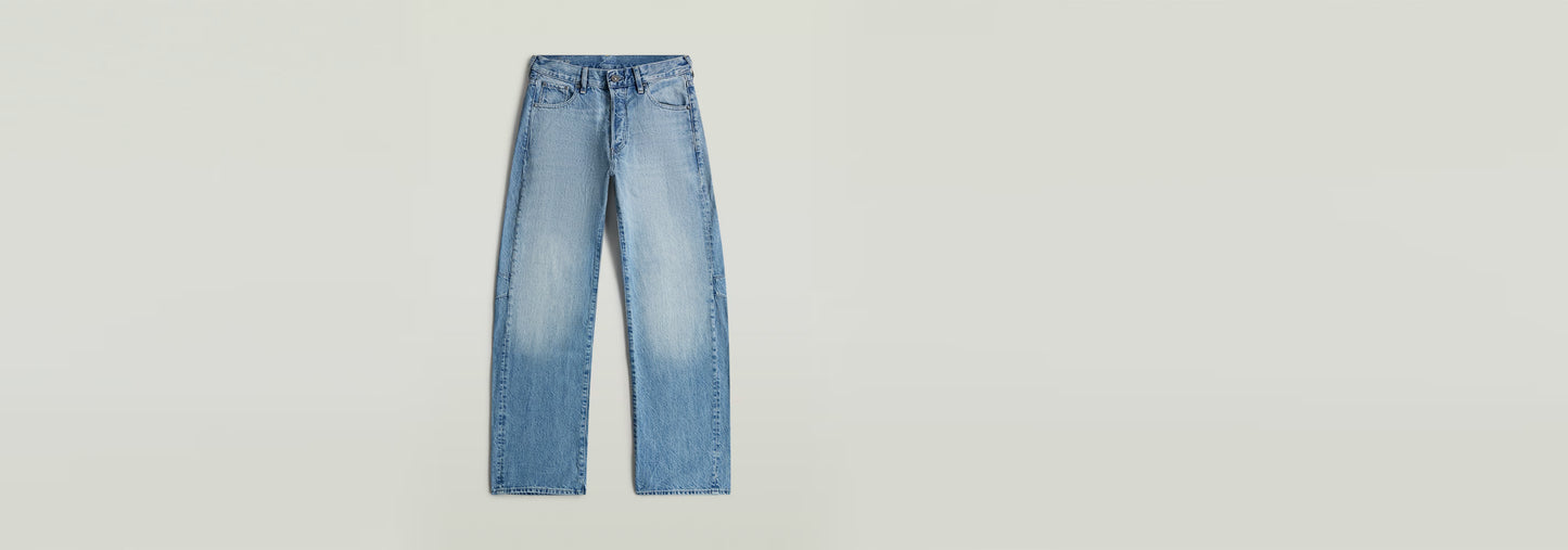 Jeans Bowey Barrel de tiro bajo y pierna holgada, parte de la colección Anatomic Denim.