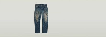 Jeans Contor Regular Cargo en denim, diseño 3D, con cortes rectos y bolsillos cargo utilitarios