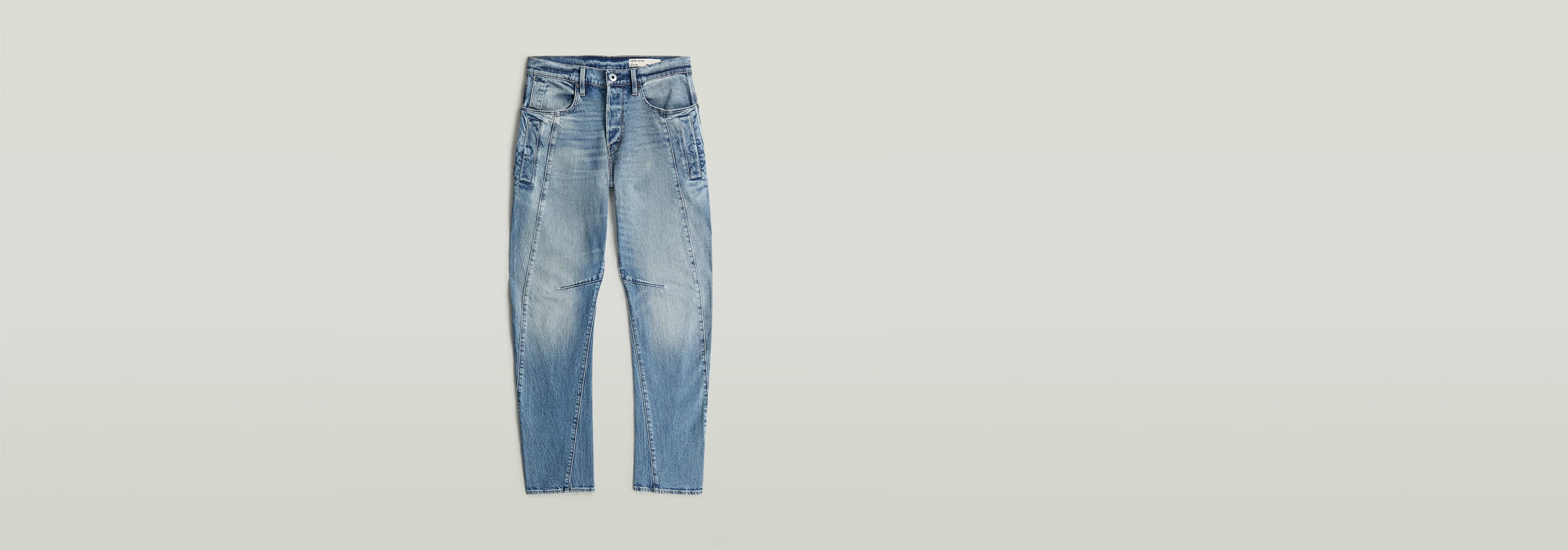 Jeans Contor Slim - pantalón de mezclilla de corte ajustado, diseño clásico con cinco bolsillos, construcción 3D.