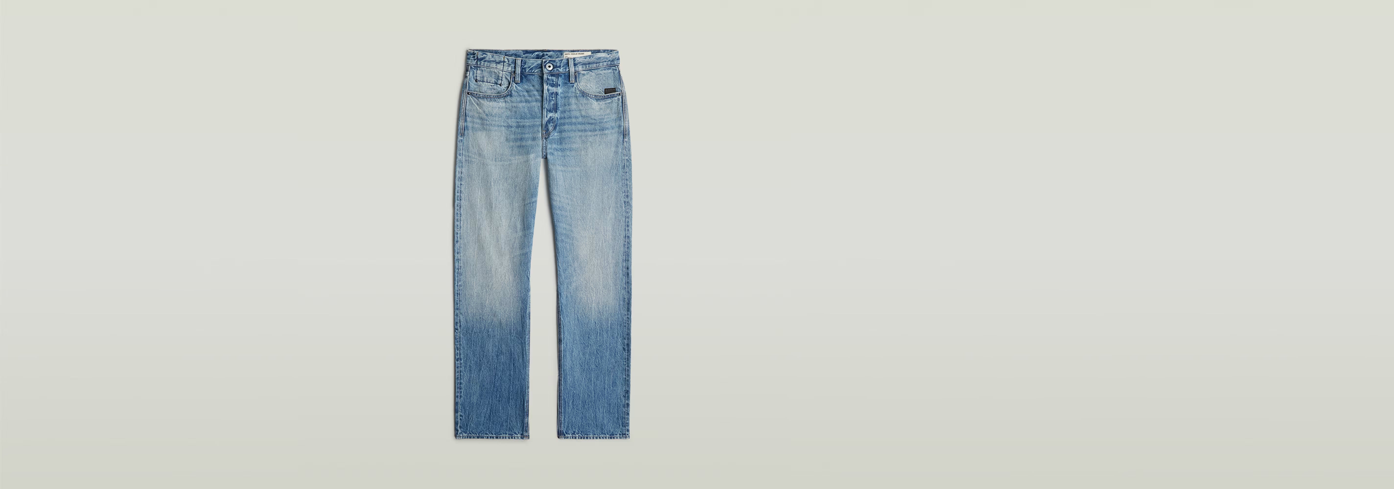 Jeans Dakota Regular Straight en color azul, diseño de pierna recta y tejido de algodón.