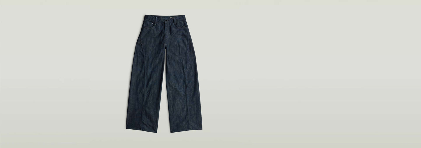 Jeans Helyx Cinch Wide, con silueta de pierna ancha y ajuste holgado, ideal para estilo cómodo y moderno.