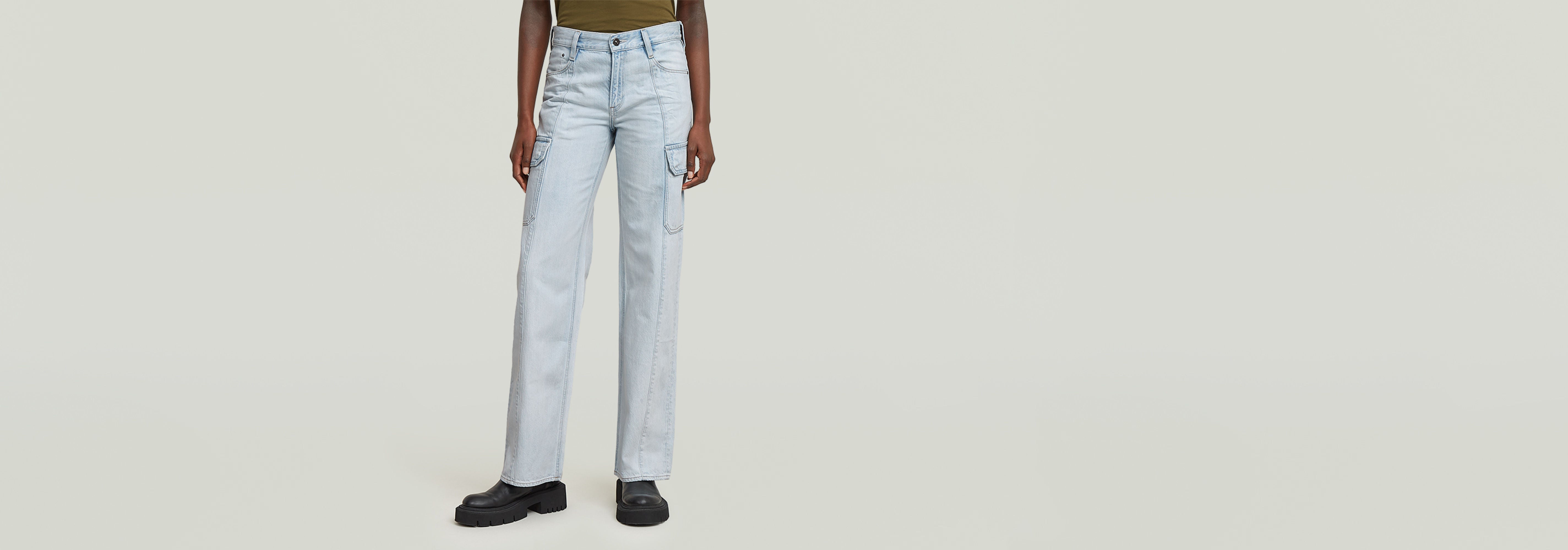 Jeans Judee Cargo Low Waist Loose