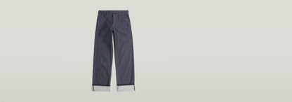 Jeans Judee Selvedge en denim orillado con corte holgado y detalles de orillo.