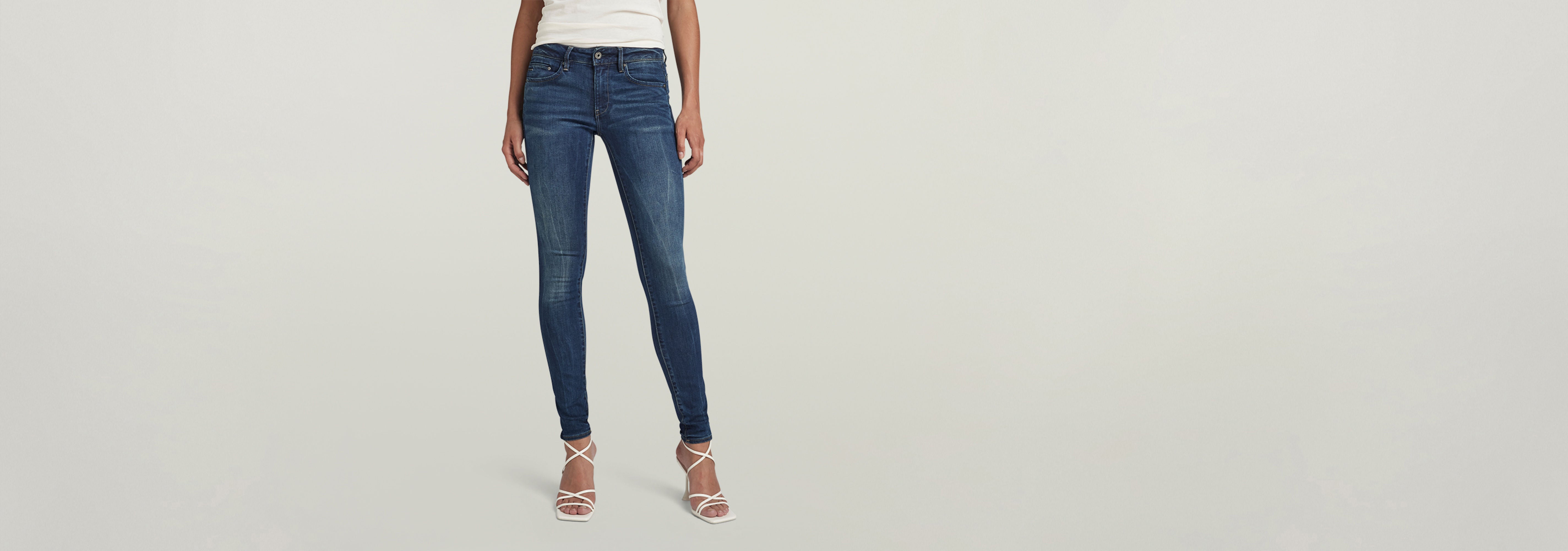 Jeans Midge Zip Mid-Waist Skinny
