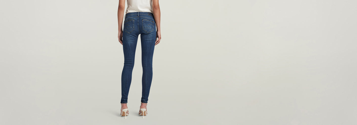Jeans Midge Zip Mid-Waist Skinny