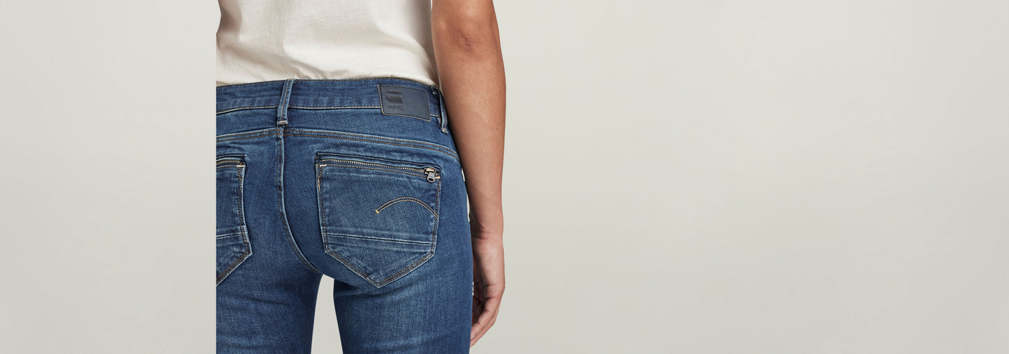 Jeans Midge Zip Mid-Waist Skinny
