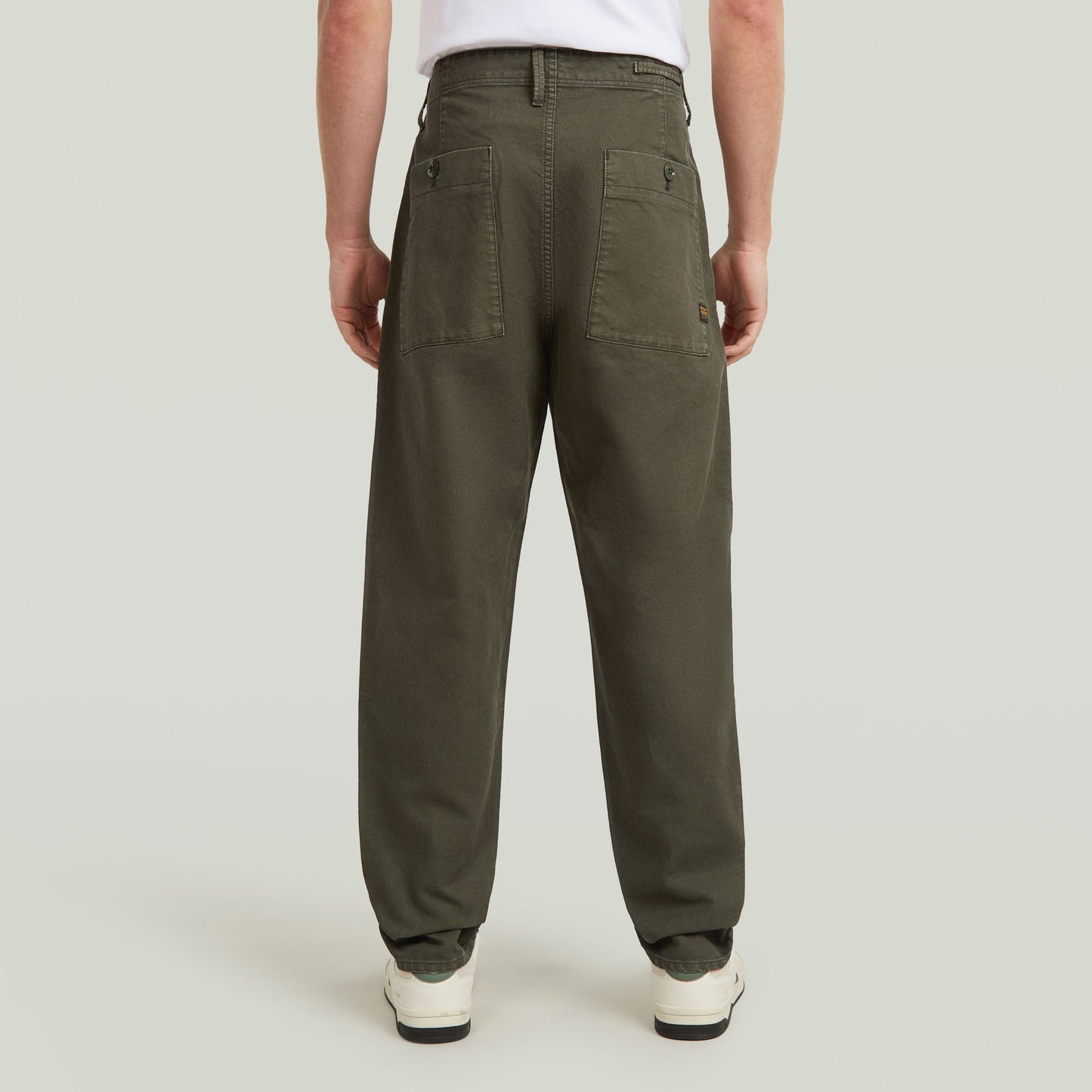 Jeans Pleated Chino Relaxed Tapered