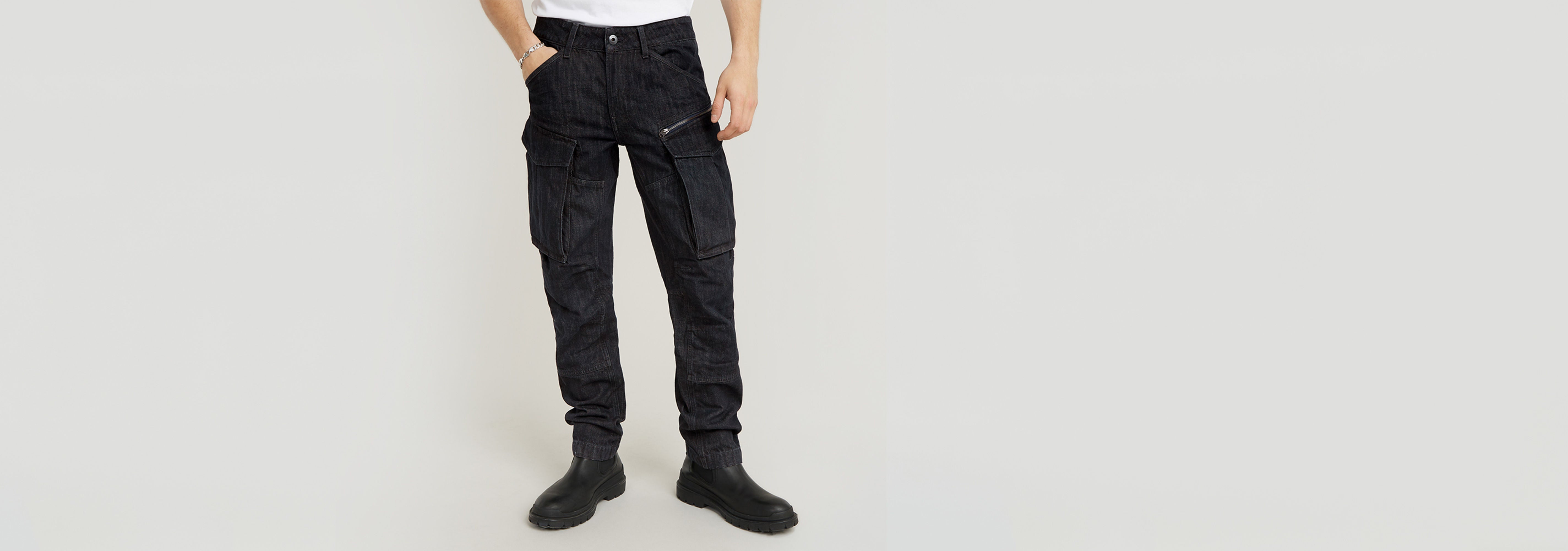 Jeans Rovic Zip 3D Regular Tapered Denim