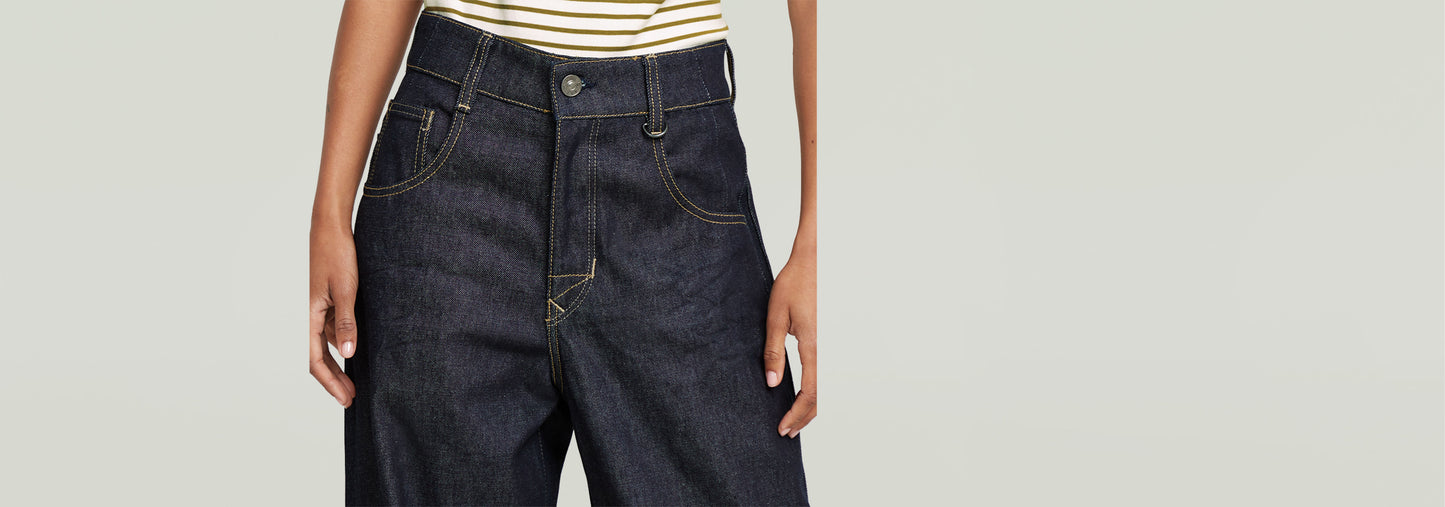 Jeans Skater Long Pocket High Loose