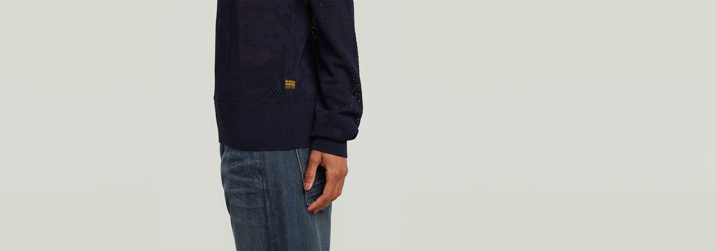 Jersey de punto Pointelle