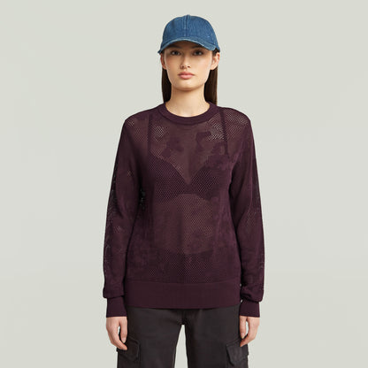Jersey de punto Pointelle