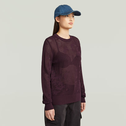 Jersey de punto Pointelle