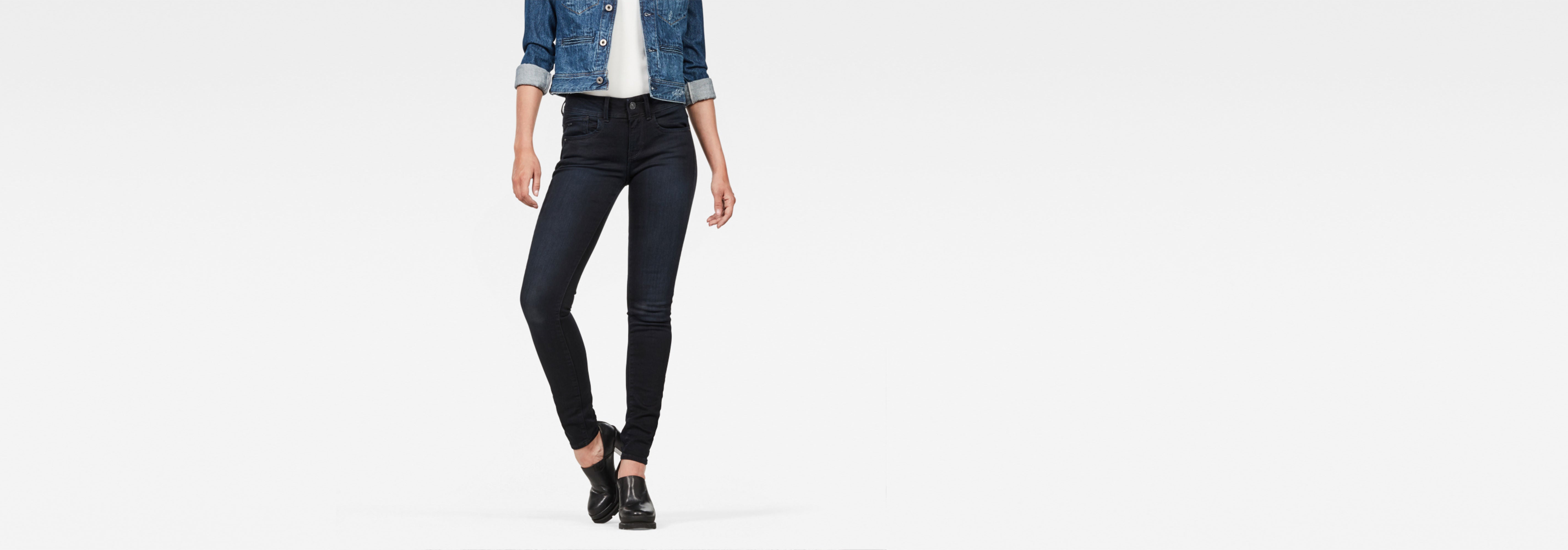 Lynn Mid Waist Skinny Jeans