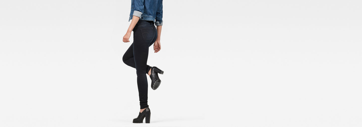 Lynn Mid Waist Skinny Jeans