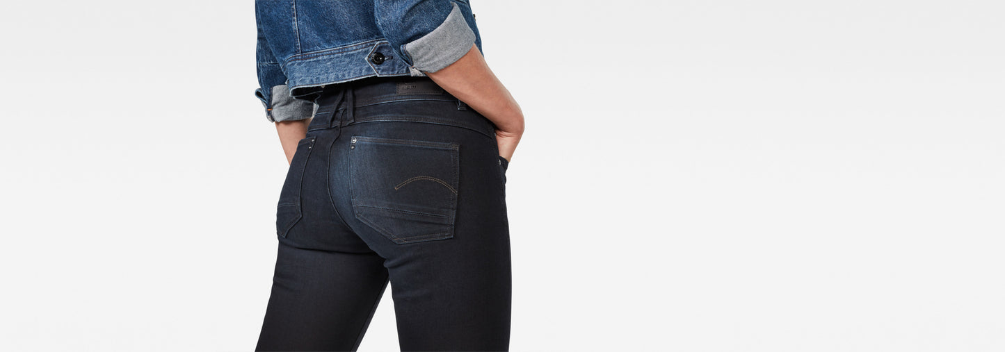 Lynn Mid Waist Skinny Jeans