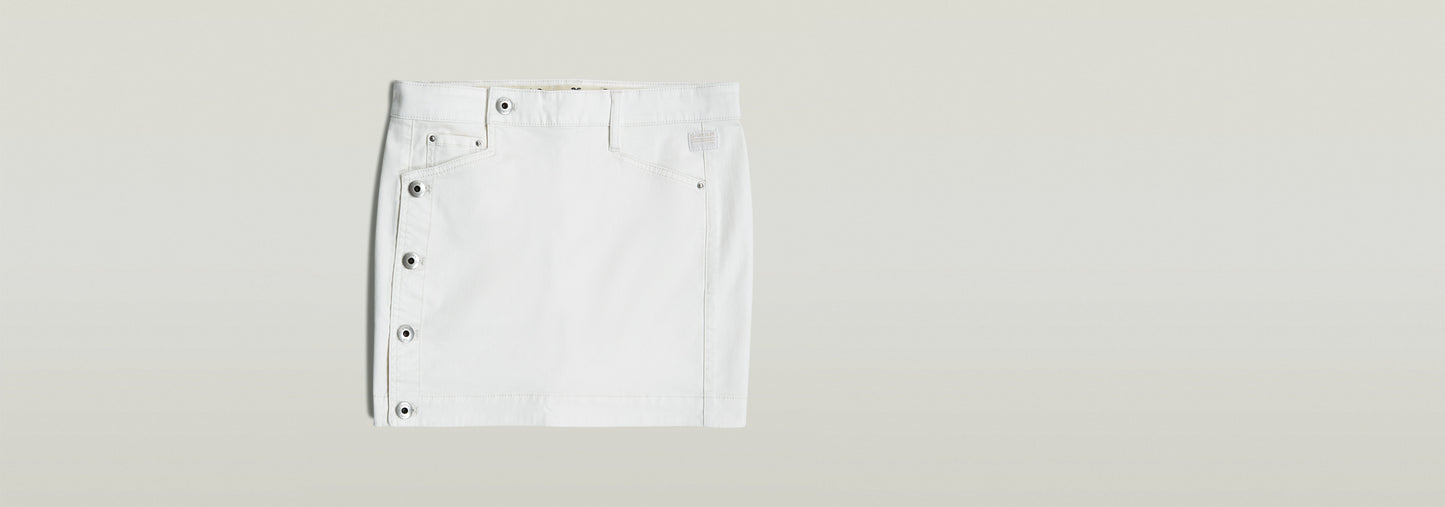 Minifalda Button Through