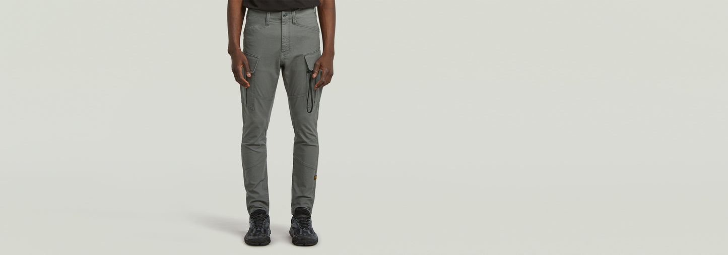 Pantalón Zip Pocket 3D Skinny Cargo