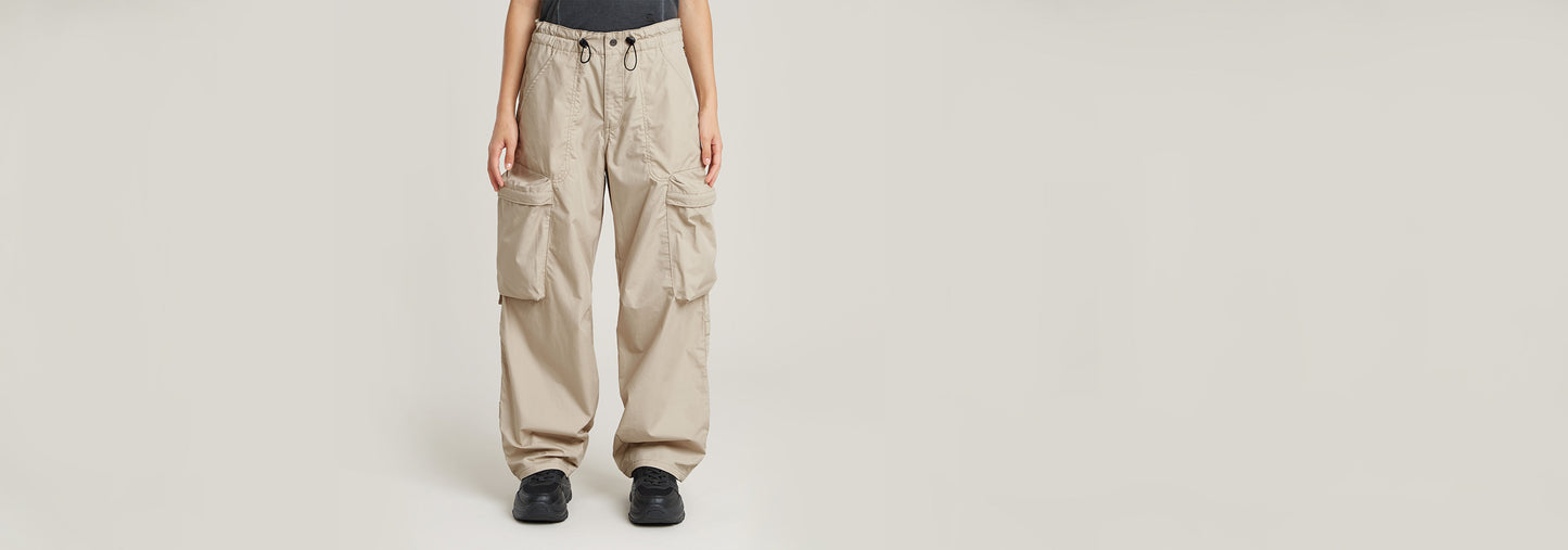 Pantalones Balloon Cargo de talle alto