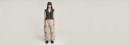 Pantalones Balloon Cargo de talle alto