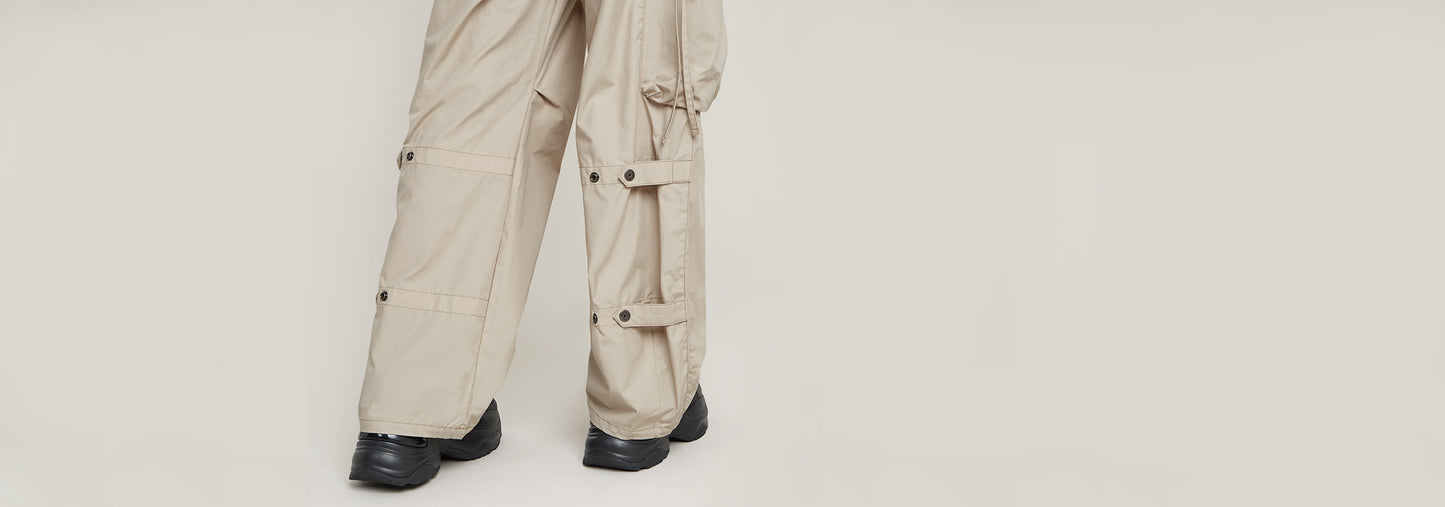 Pantalones Balloon Cargo de talle alto