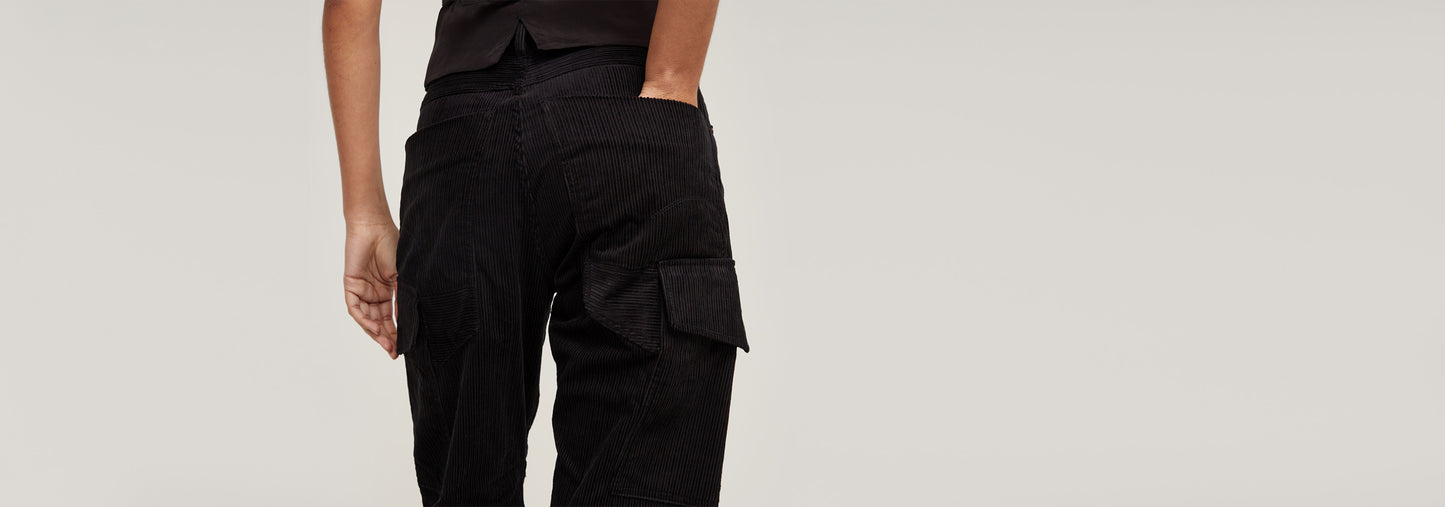 Pantalones cargo Cord 3D Boyfriend