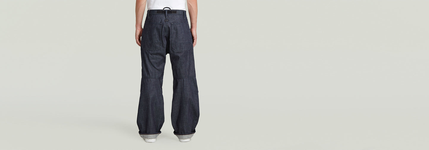 Pantalones denim plisados 2.0