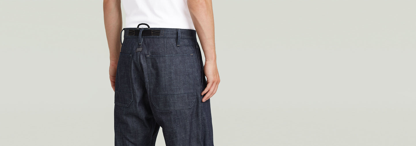 Pantalones denim plisados 2.0
