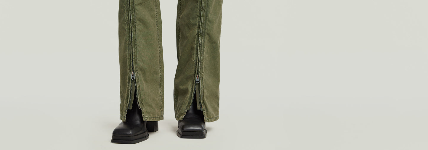Pantalones Judee con cremallera