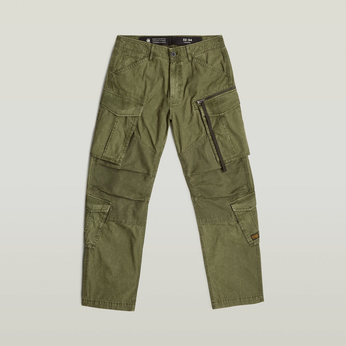 Pantalones Rovic Zip 3D Loose