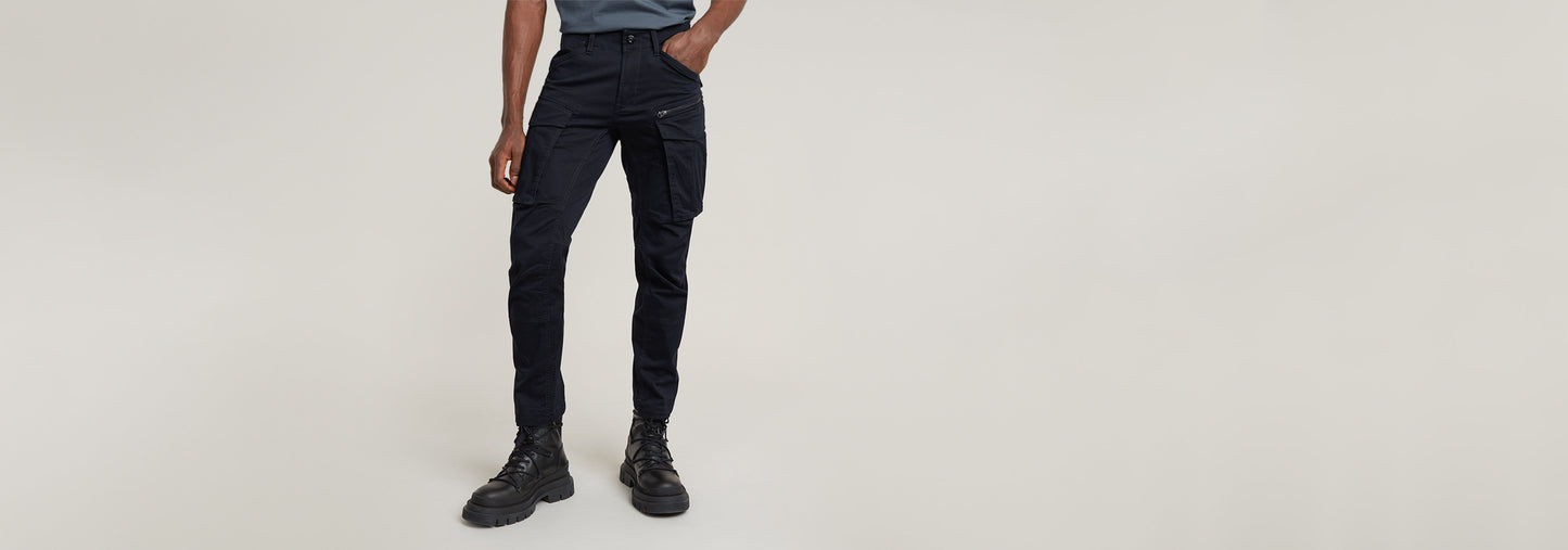 Pantalones Rovic Zip 3D Regular Tapered