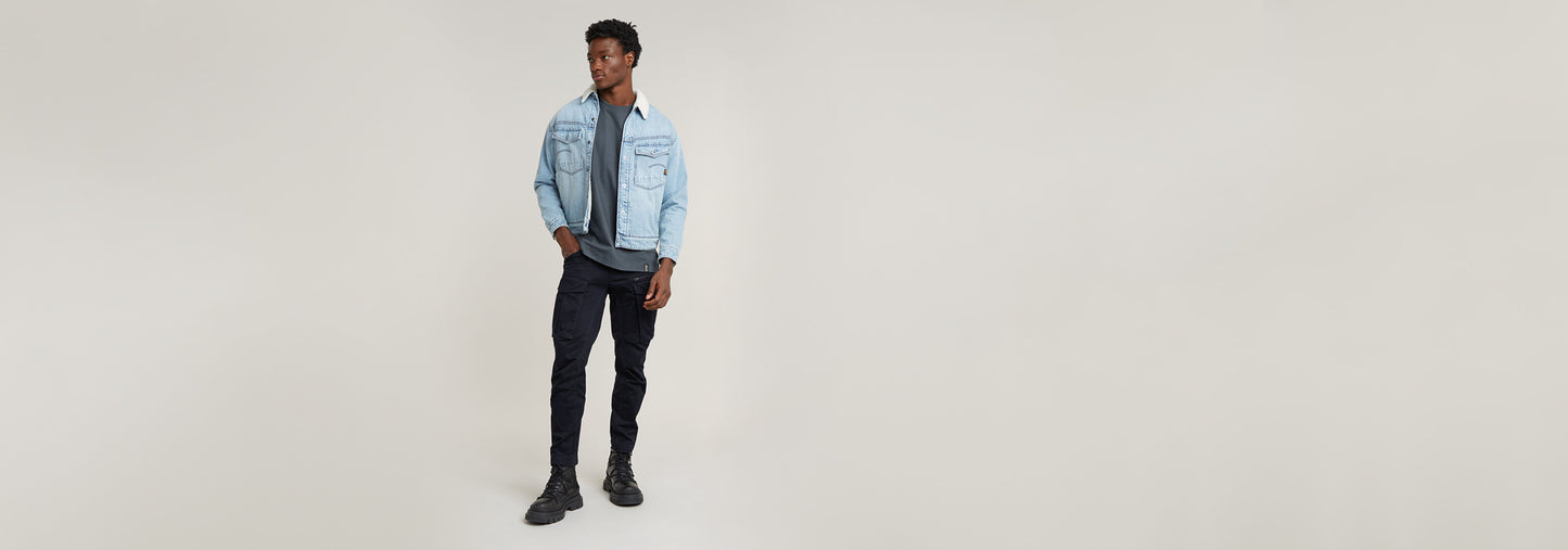 Pantalones Rovic Zip 3D Regular Tapered