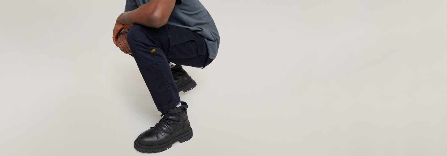 Pantalones Rovic Zip 3D Regular Tapered