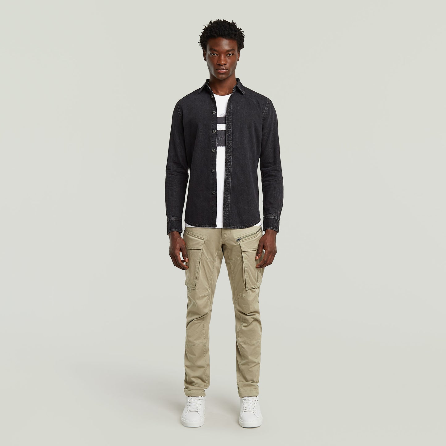 Pantalones Rovic Zip 3D Regular Tapered