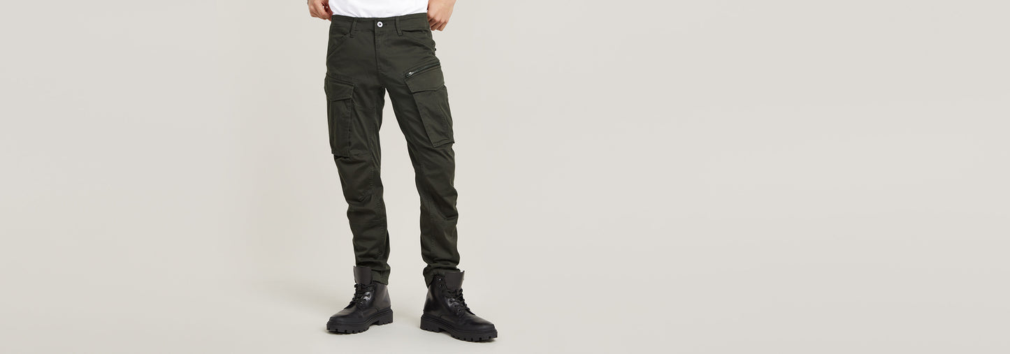 Pantalones Rovic Zip 3D Regular Tapered
