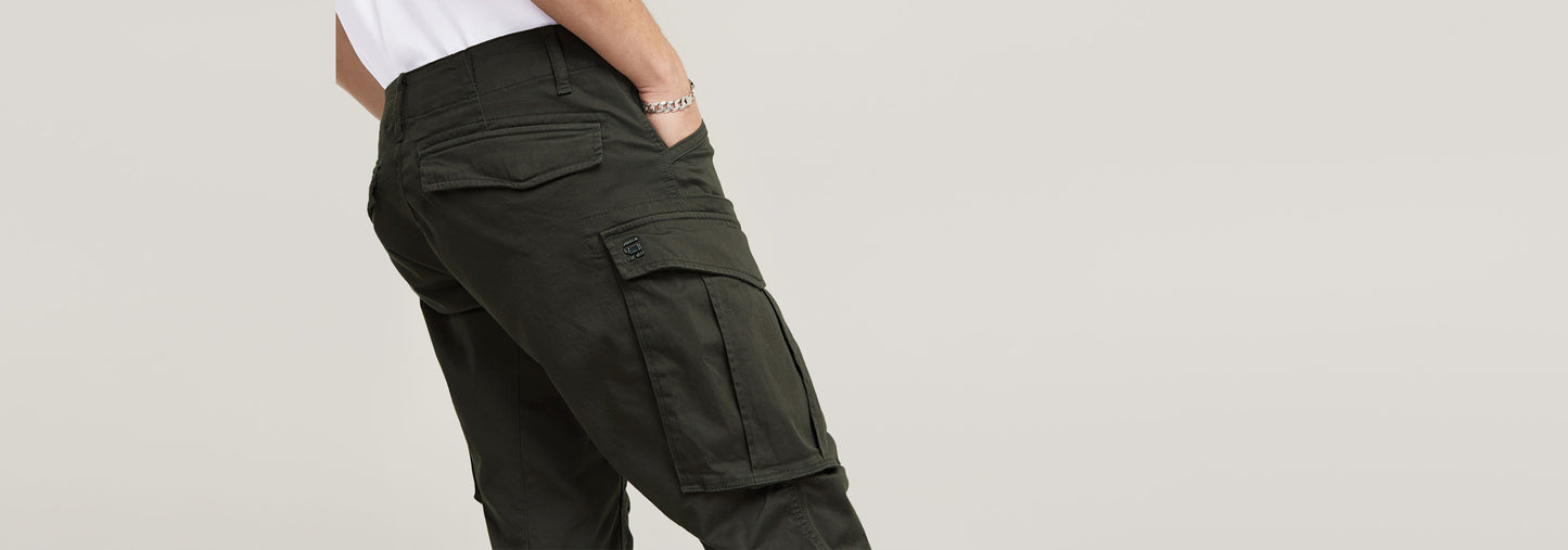 Pantalones Rovic Zip 3D Regular Tapered