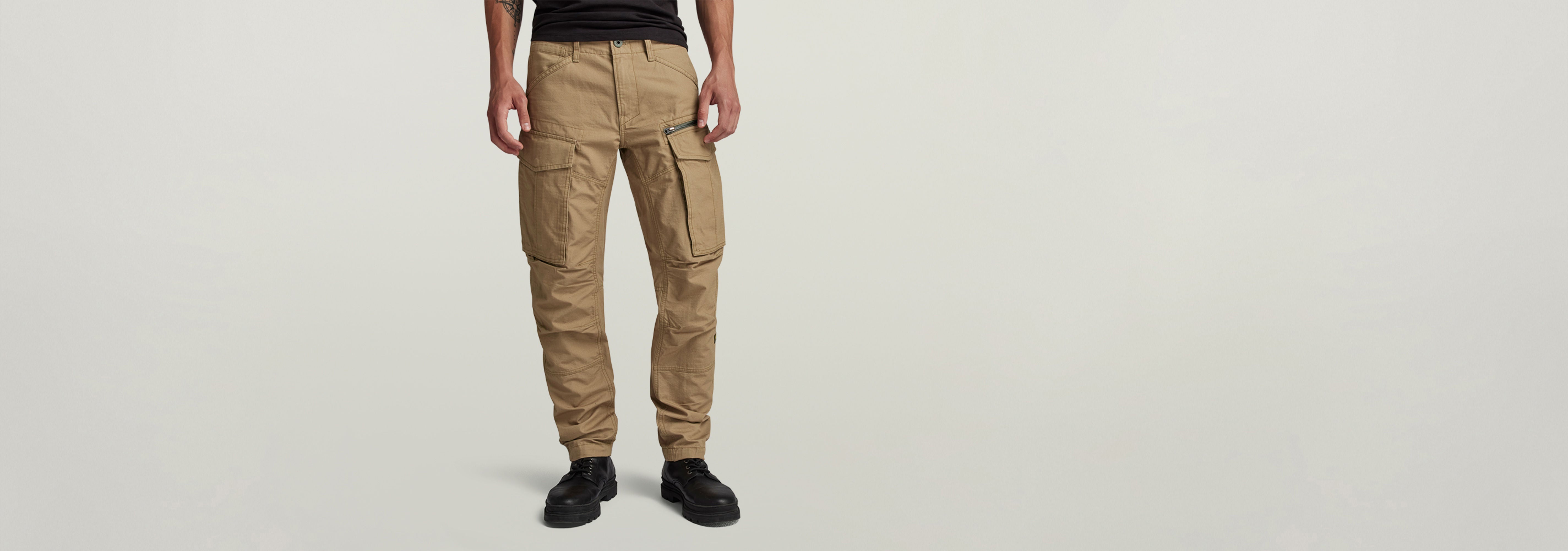 Pantalones Rovic Zip 3D Regular Tapered
