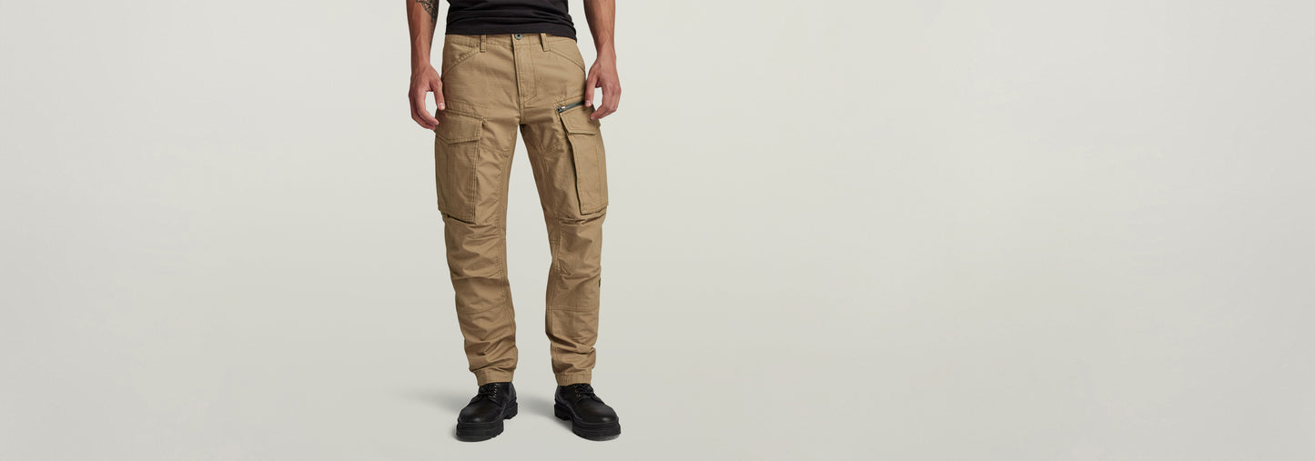 Pantalones Rovic Zip 3D Regular Tapered