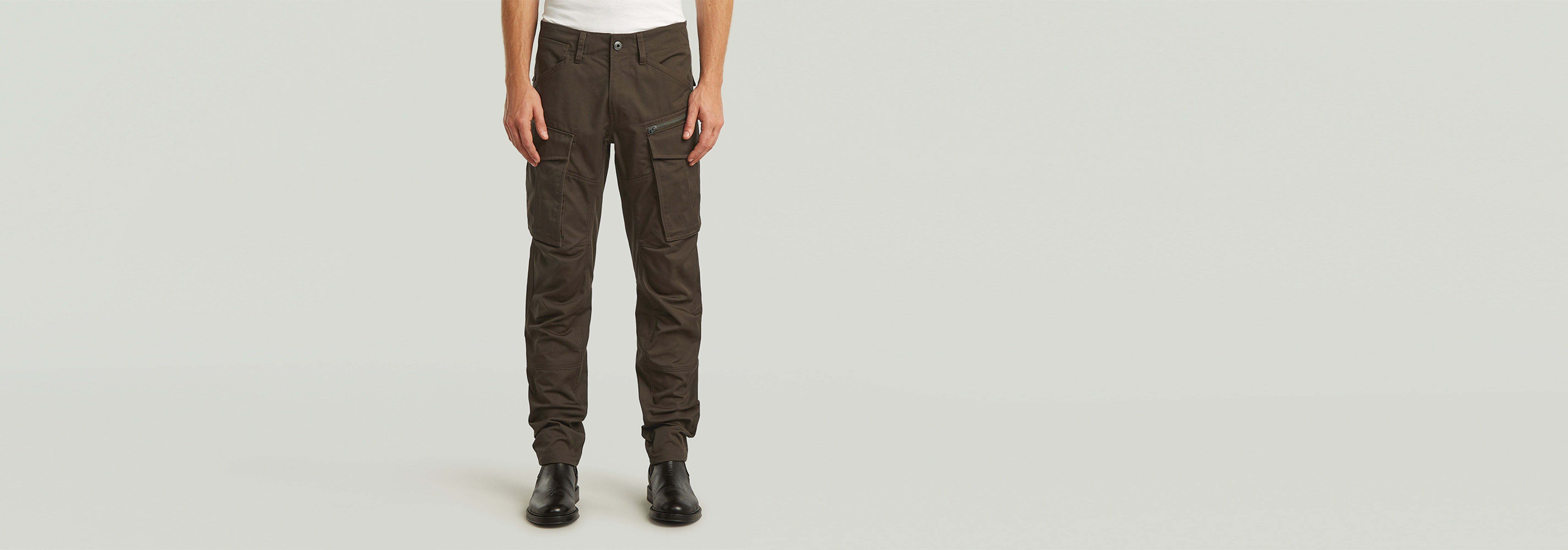 Pantalones Rovic Zip 3D Regular Tapered