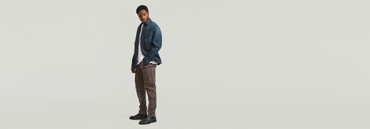 Pantalones Rovic Zip 3D Regular Tapered