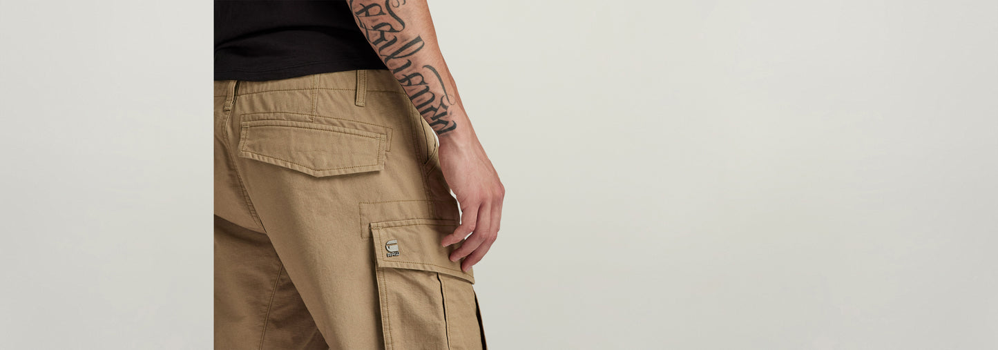 Pantalones Rovic Zip 3D Regular Tapered
