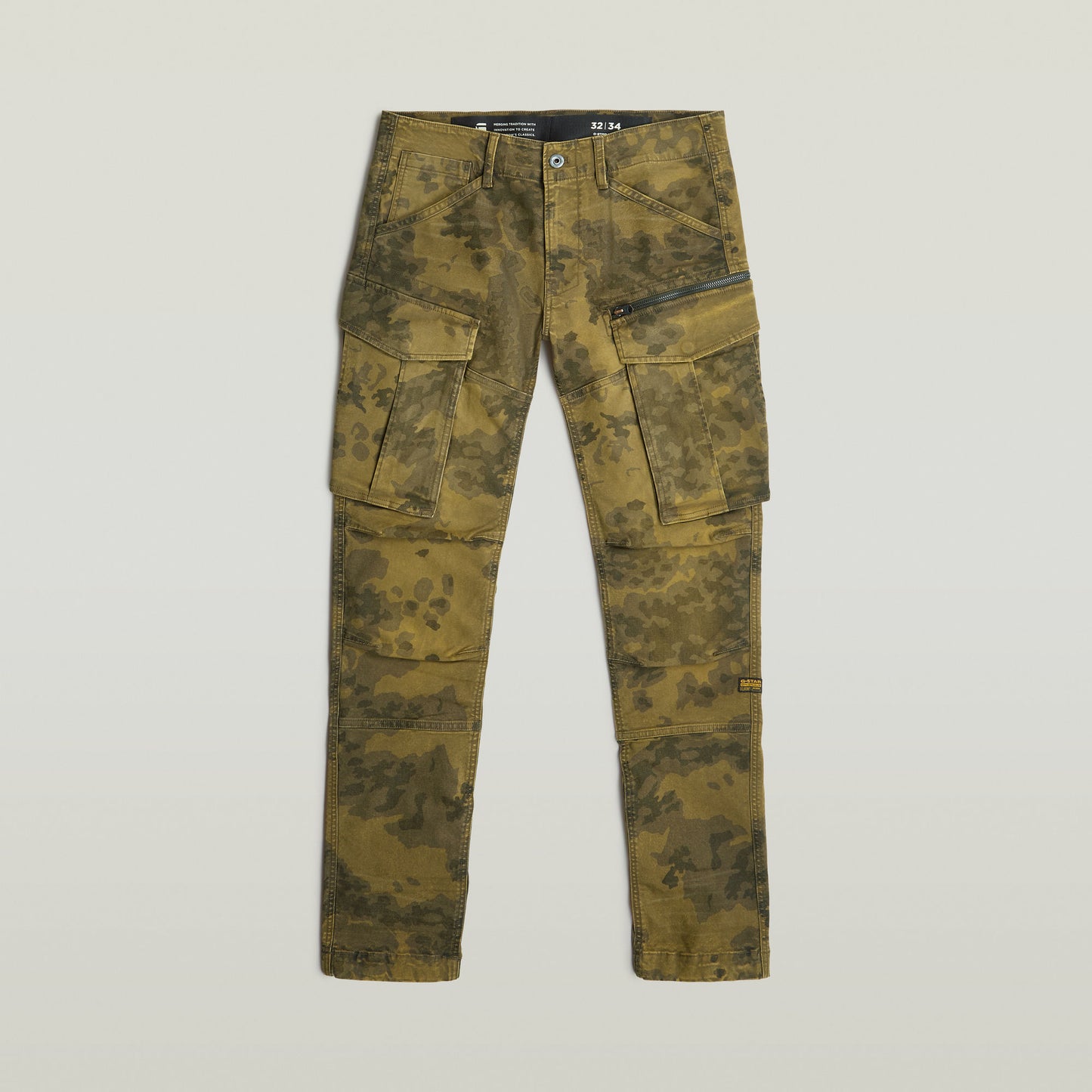 Pantalones Rovic Zip 3D Regular Tapered