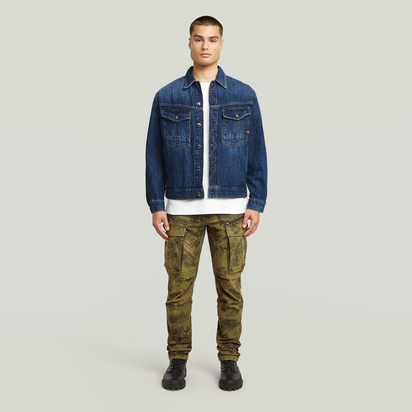 Pantalones Rovic Zip 3D Regular Tapered