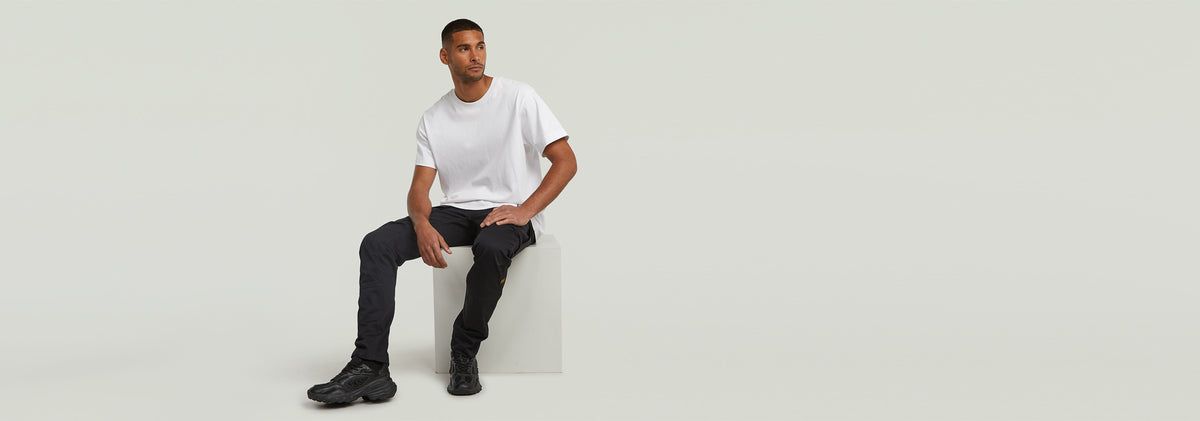 Pantalones Rovic Zip 3D Regular Tapered