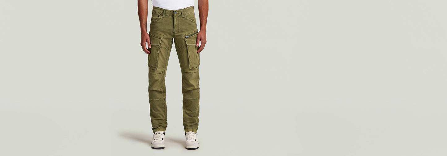 Pantalones Rovic Zip 3D Regular Tapered
