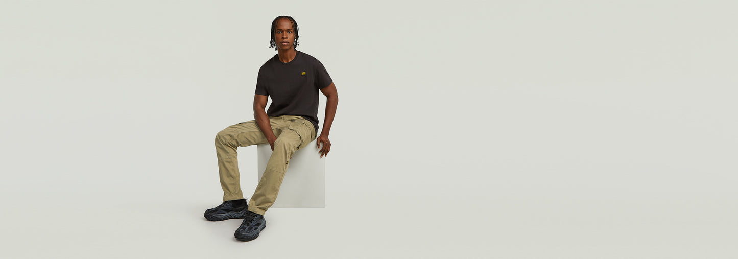 Pantalones Rovic Zip 3D Regular Tapered