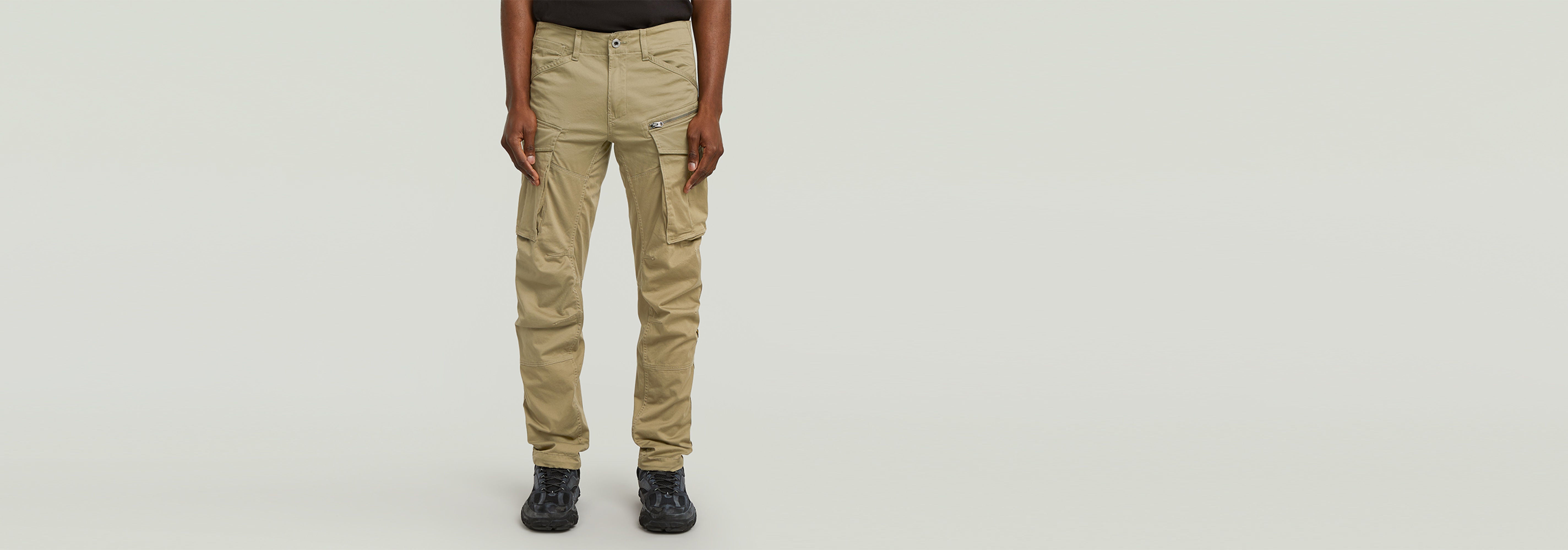Pantalones Rovic Zip 3D Regular Tapered