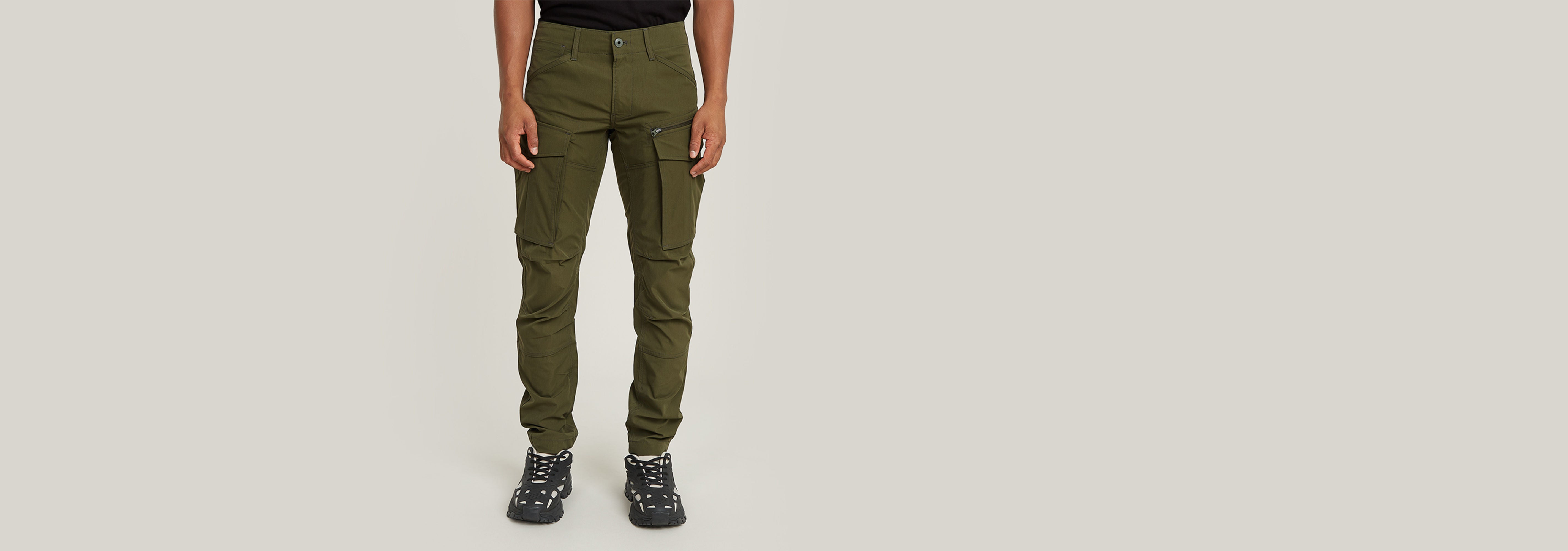 Pantalones Rovic Zip 3D Regular Tapered