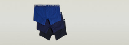 Paquete De Tres Calzoncillos Boxer Blue Tone
