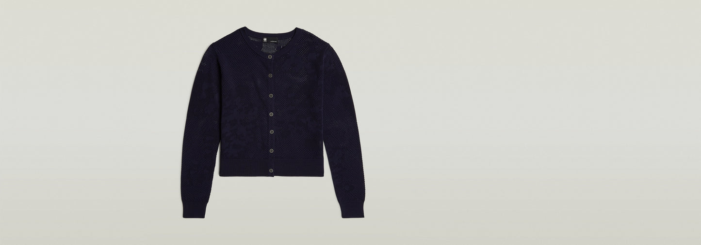 Pointelle Cardi Knit